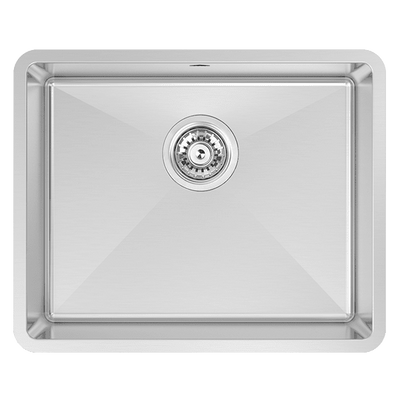 SCHOCK LUCIA LARGE SINGLE BOWL KITCHEN SINK STAINLESS STEEL 540MM