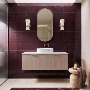 LUKKA KLIFF COASTAL OAK 1200MM SINGLE BOWL WALL HUNG VANITY