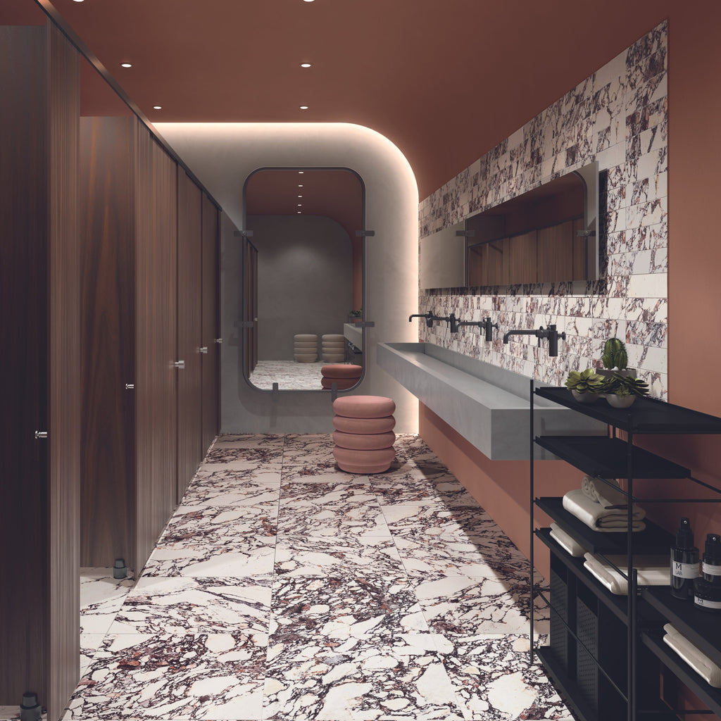 Rubis Tile EVERSTONE LUSH 3D RUBIS NATURAL 600X300MM RECTANGULAR TILE (PER BOX ...