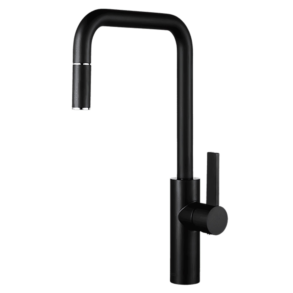 ARMANDO VICARIO LUZ LEAD FREE PULL-OUT SINK MIXER BLACK