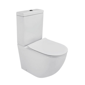 VEROTTI LUCI SLIM BACK TO WALL TOILET SUITE GLOSS WHITE