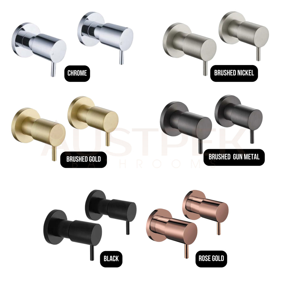 HELLYCAR LUXURY LEAD FREE WALL TOP ASSEMBLIES CHROME