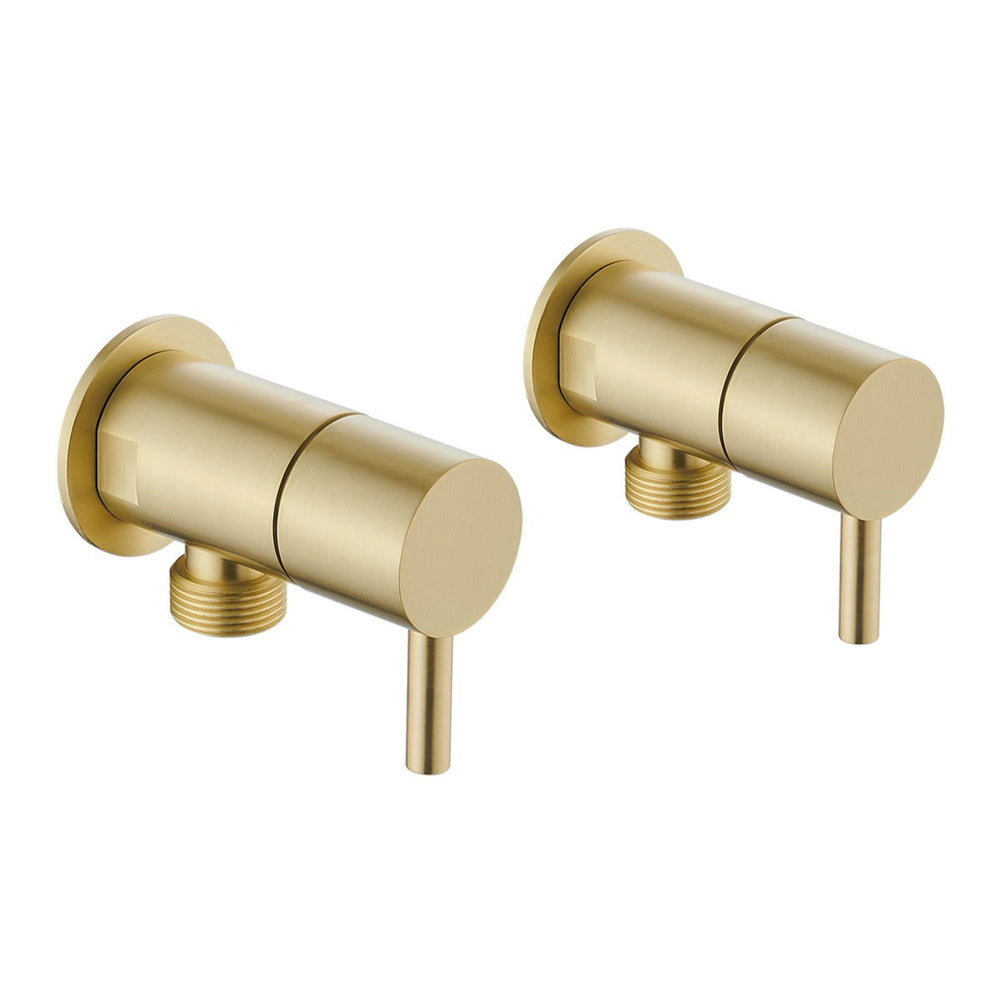 HELLYCAR LUXURY LEAD FREE WASHING MACHINE SET BRUSHED GOLD