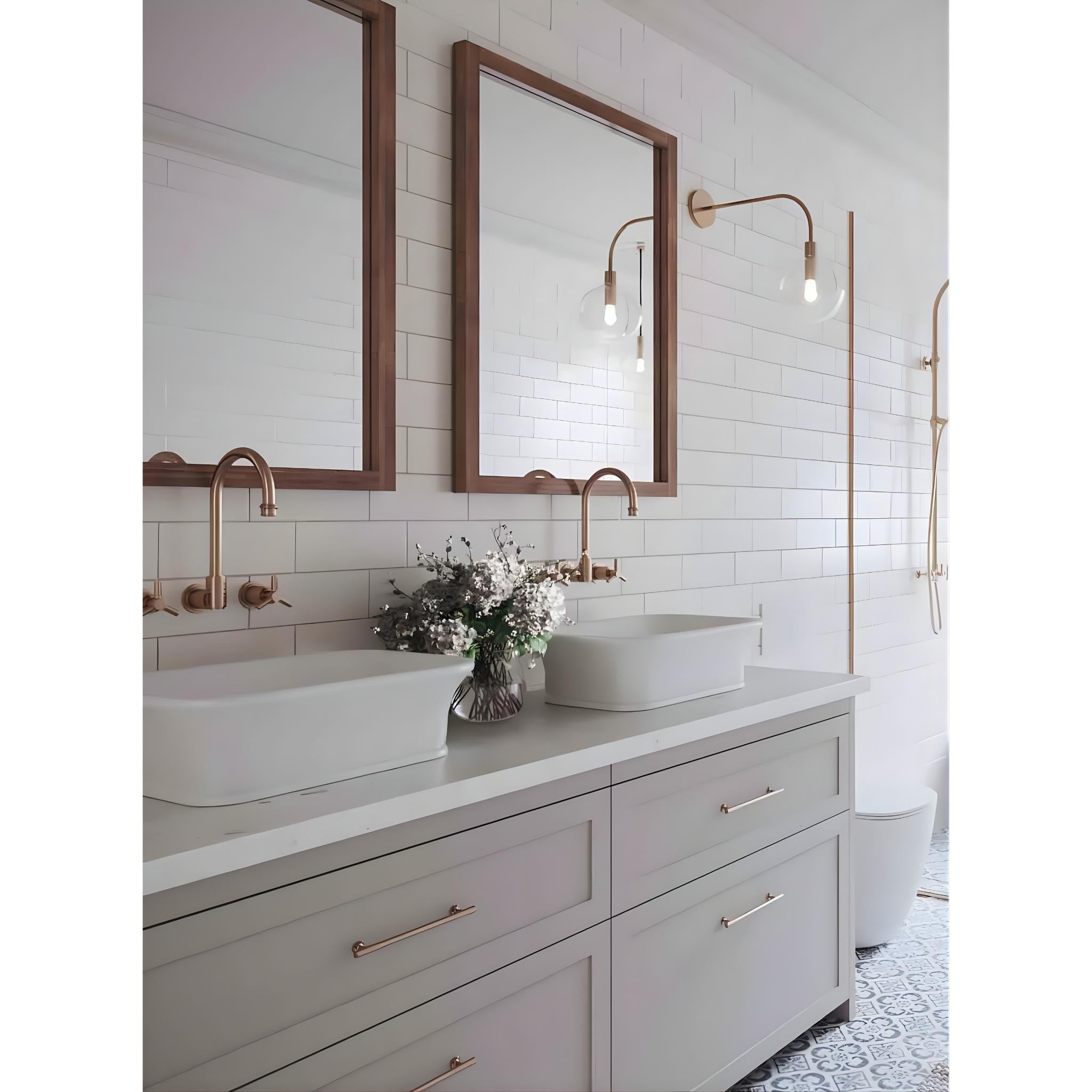 TURNER HASTINGS KIRKHAM TITANCAST HANDCRAFTED ABOVE COUNTER BASIN GLOSS WHITE 525MM