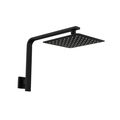 LINKWARE LIBERTY GOOSENECK SHOWER 200MM MATTE BLACK