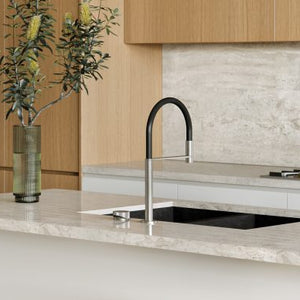 PHOENIX AXIA HOB SINK MIXER SET FLEXIBLE HOSE 440MM CHROME