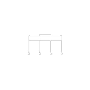 ESKIMO GORDON VERTICAL SINGLE HEATED TOWEL RAIL BRONZE AGE 208MM