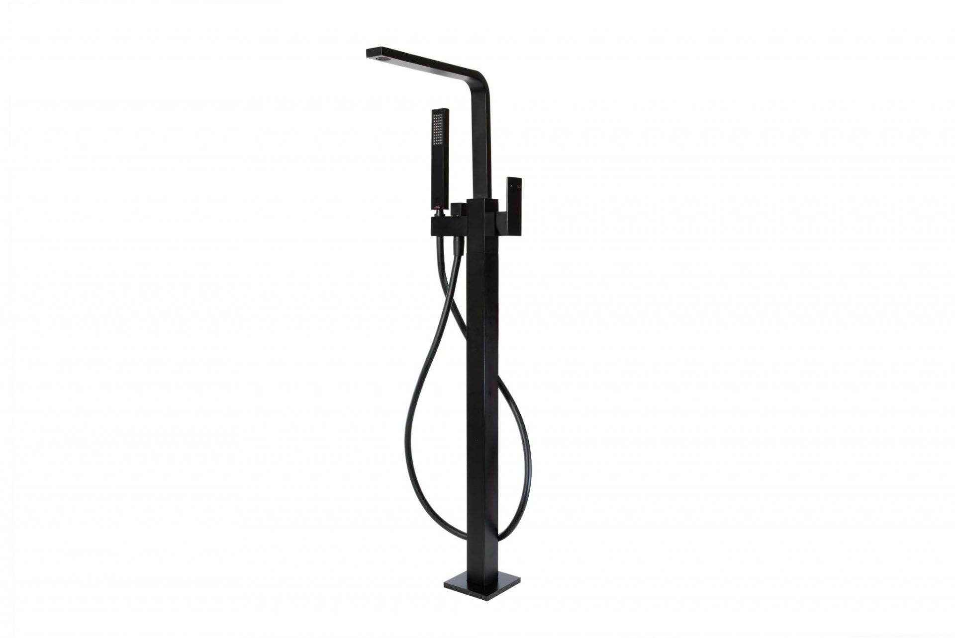 LINSOL ALESSIA FREESTANDING BATH FILLER MATTE BLACK