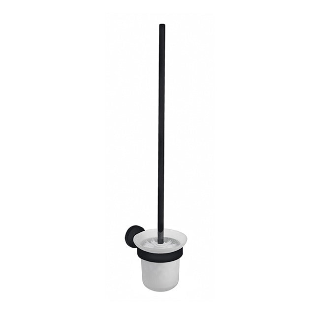 LINKWARE LOUI TOILET PAN BRUSH AND HOLDER GLOSS BLACK