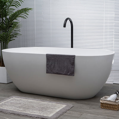KASKADE LUCIA FREESTANDING STONE BATHTUB (AVAILABLE IN 1400MM, 1500MM, 1600MM, 1700MM AND 1800MM)
