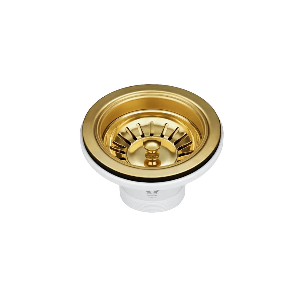 OTTI AXON 45S SINGLE BOWL KITCHEN AND LAUNDRY SINK ARGENT GOLD 450MM