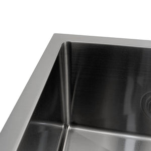 OTTI AXON 45S SINGLE BOWL KITCHEN AND LAUNDRY SINK GUN METAL 450MM