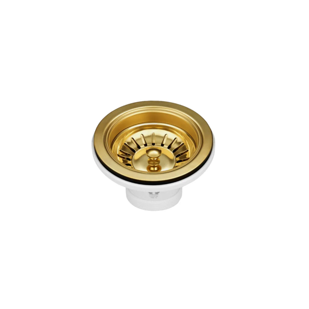 OTTI AXON 52S SINGLE BOWL KITCHEN AND LAUNDRY SINK ARGENT GOLD 520MM