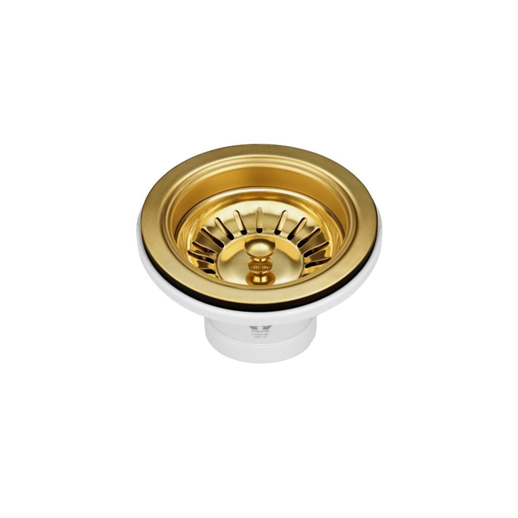 OTTI AXON 52S SINGLE BOWL KITCHEN AND LAUNDRY SINK BRUSHED GOLD 520MM