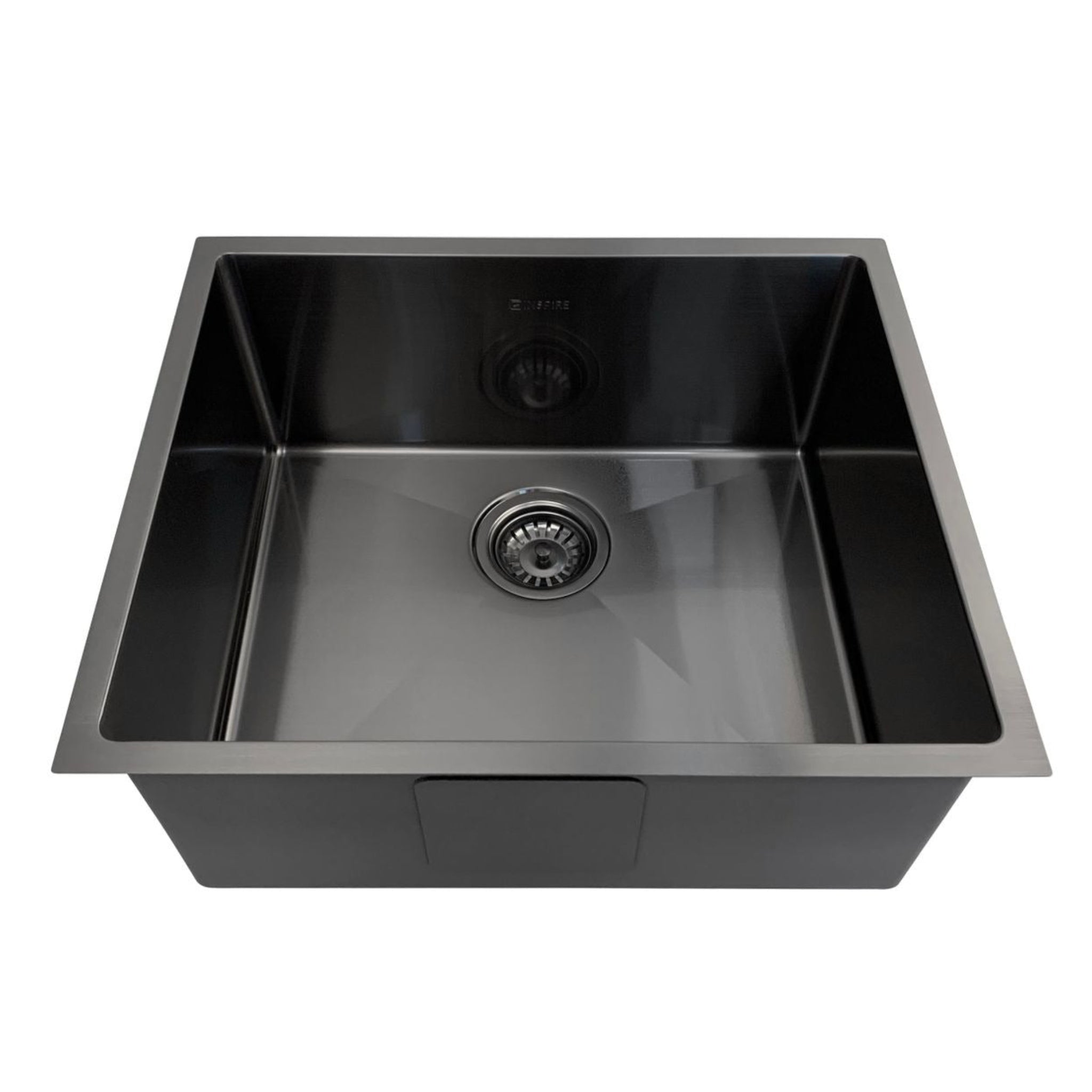OTTI AXON 52S SINGLE BOWL KITCHEN AND LAUNDRY SINK GUN METAL 520MM