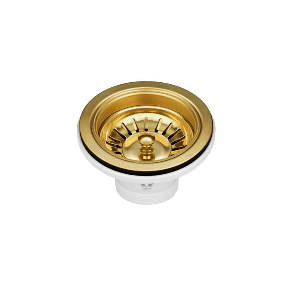 OTTI ARTE 76D DOUBLE BOWL KITCHEN AND LAUNDRY SINK ARGENT GOLD 760MM
