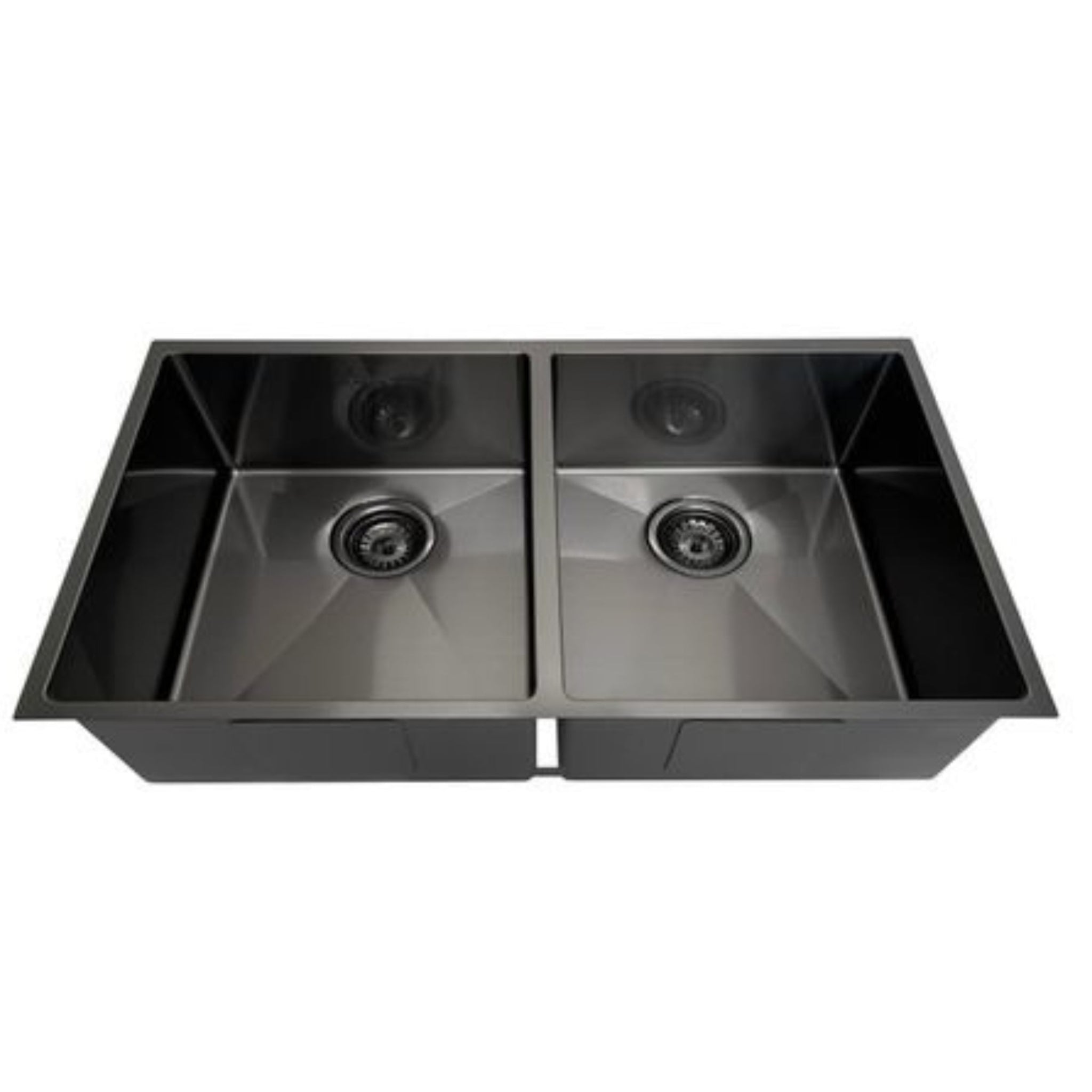 OTTI ARTE 88D DOUBLE BOWL KITCHEN SINK GUN METAL 880MM