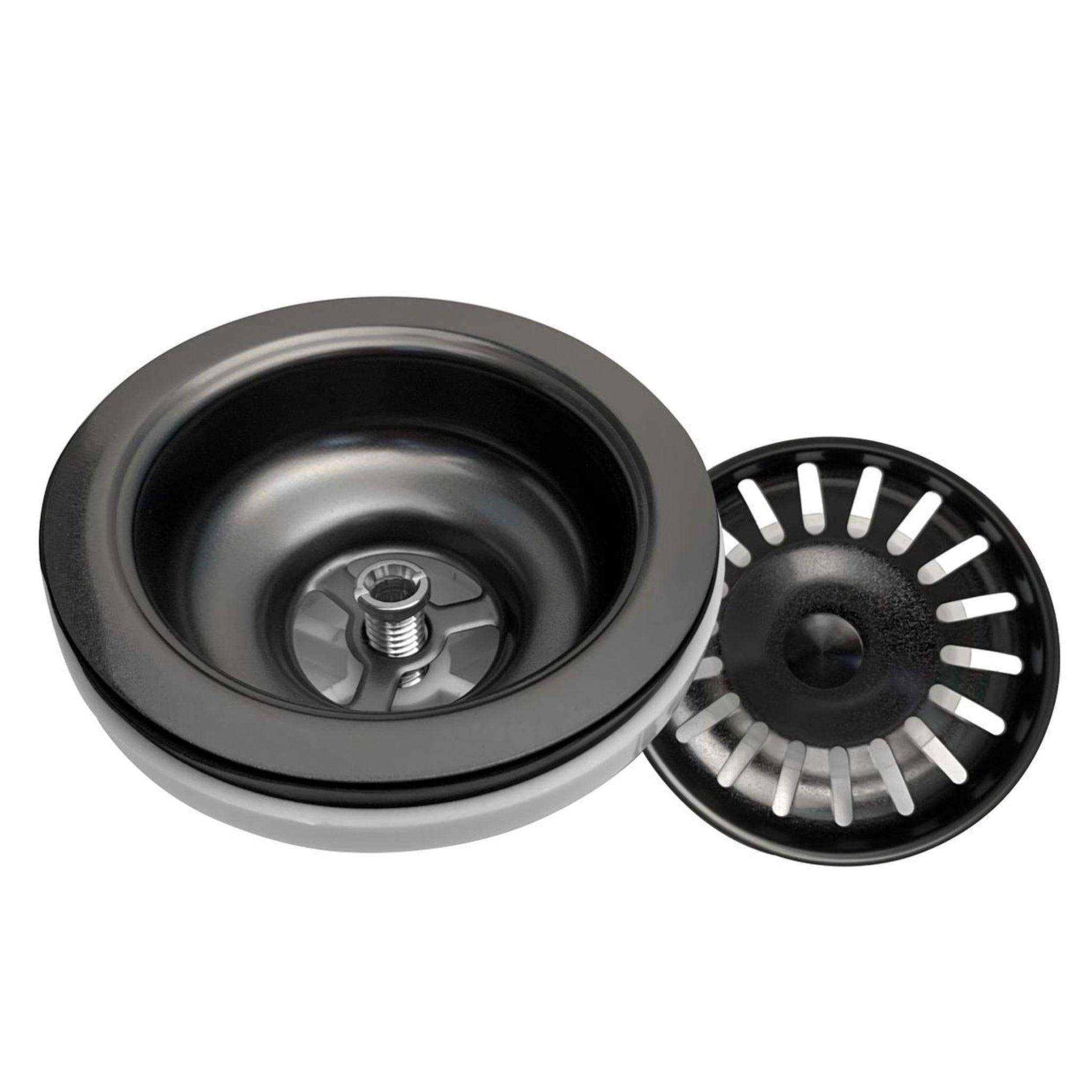 OTTI ARTE 88D DOUBLE BOWL KITCHEN SINK GUN METAL 880MM