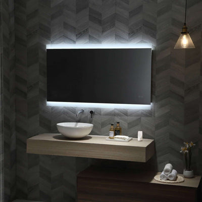 REMER MIRO RECTANGLE FRAMELESS LED MIRROR WITH DEMISTER 1200X700MM