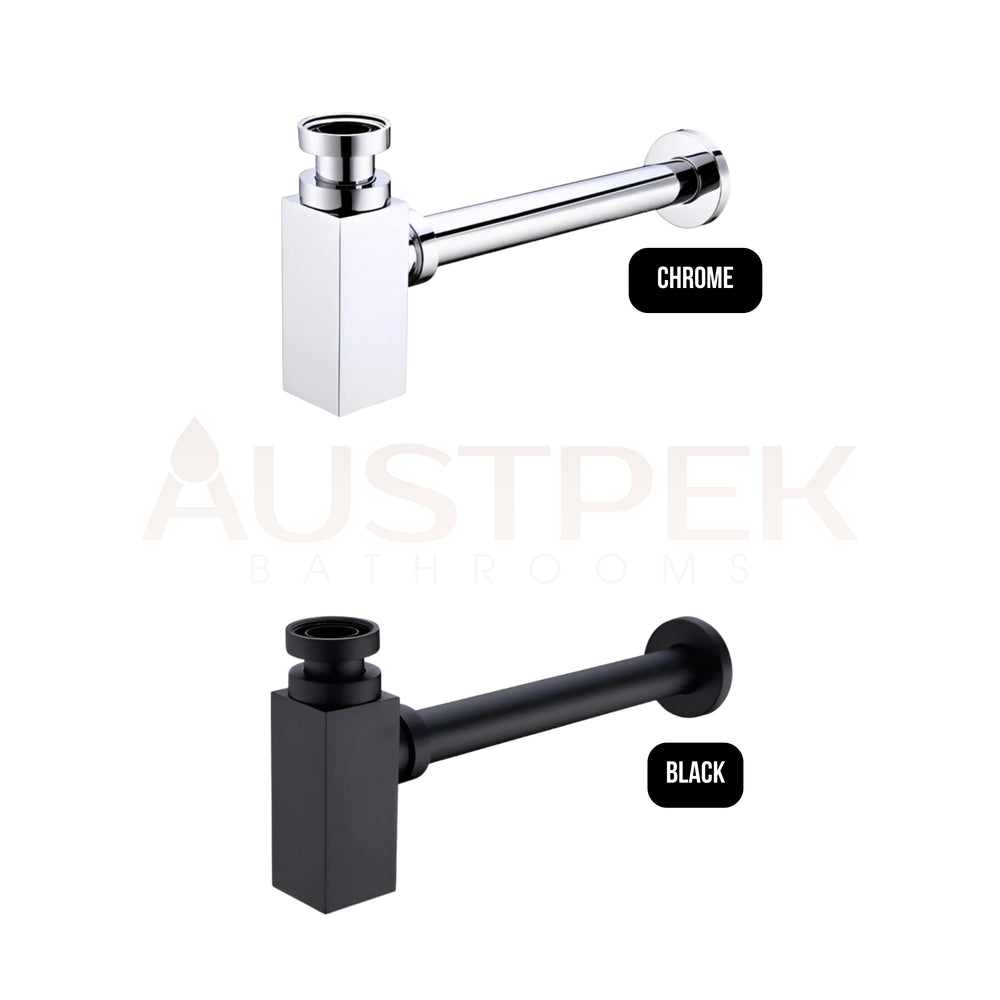 INSPIRE BOTTLE TRAP SQ CHROME 40MM