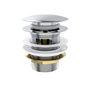 OTTI MUSHROOM PULL-OUT/POP-UP OVERFLOW BATHTUB WASTE 40MM CHROME