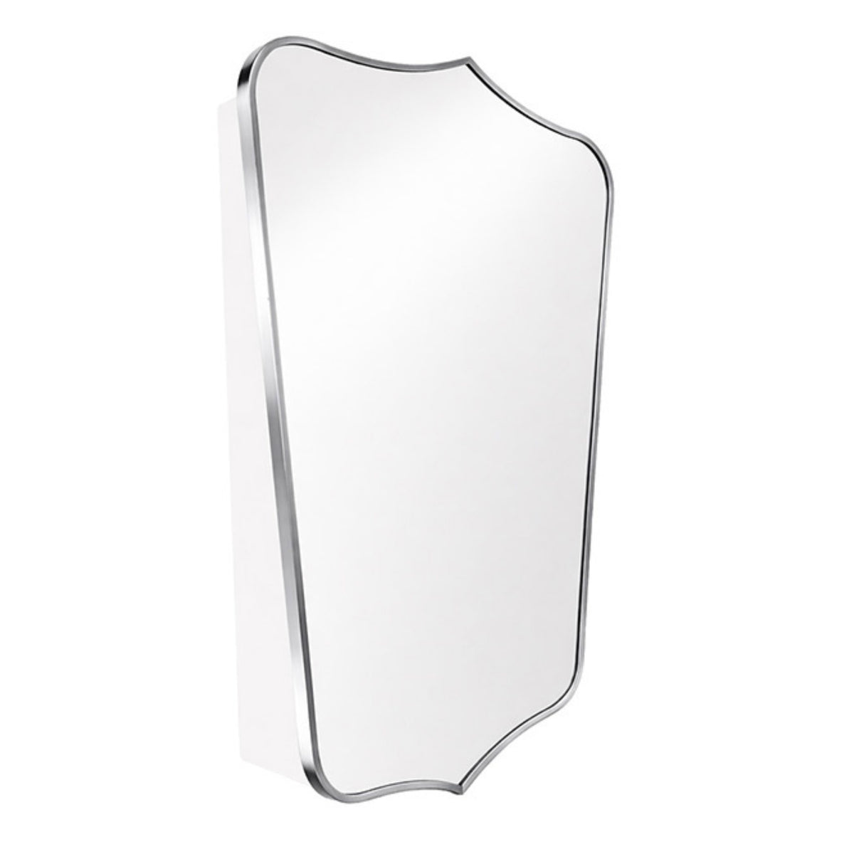 TURNER HASTINGS MAYER CHROME MIRROR SHAVING CABINET 600X800MM