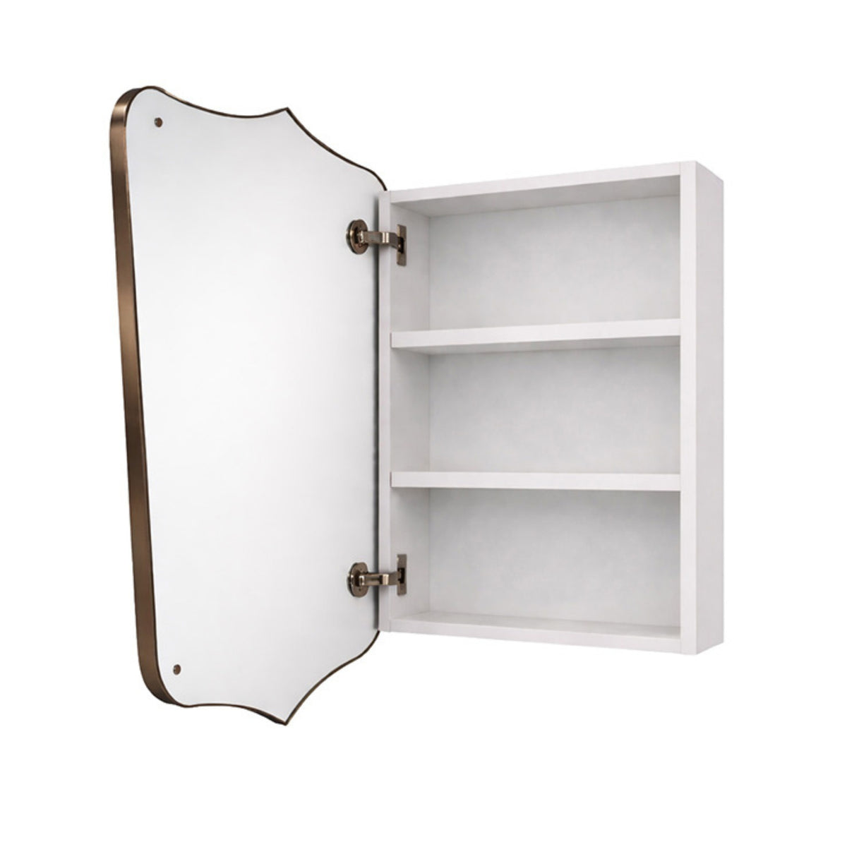 TURNER HASTINGS MAYER ENGLISH BRONZE MIRROR SHAVING CABINET 600X800MM