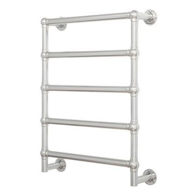 TURNER HASTINGS MAYER LIQUID-FILLED HEATED TOWEL RAIL CHROME 600MM