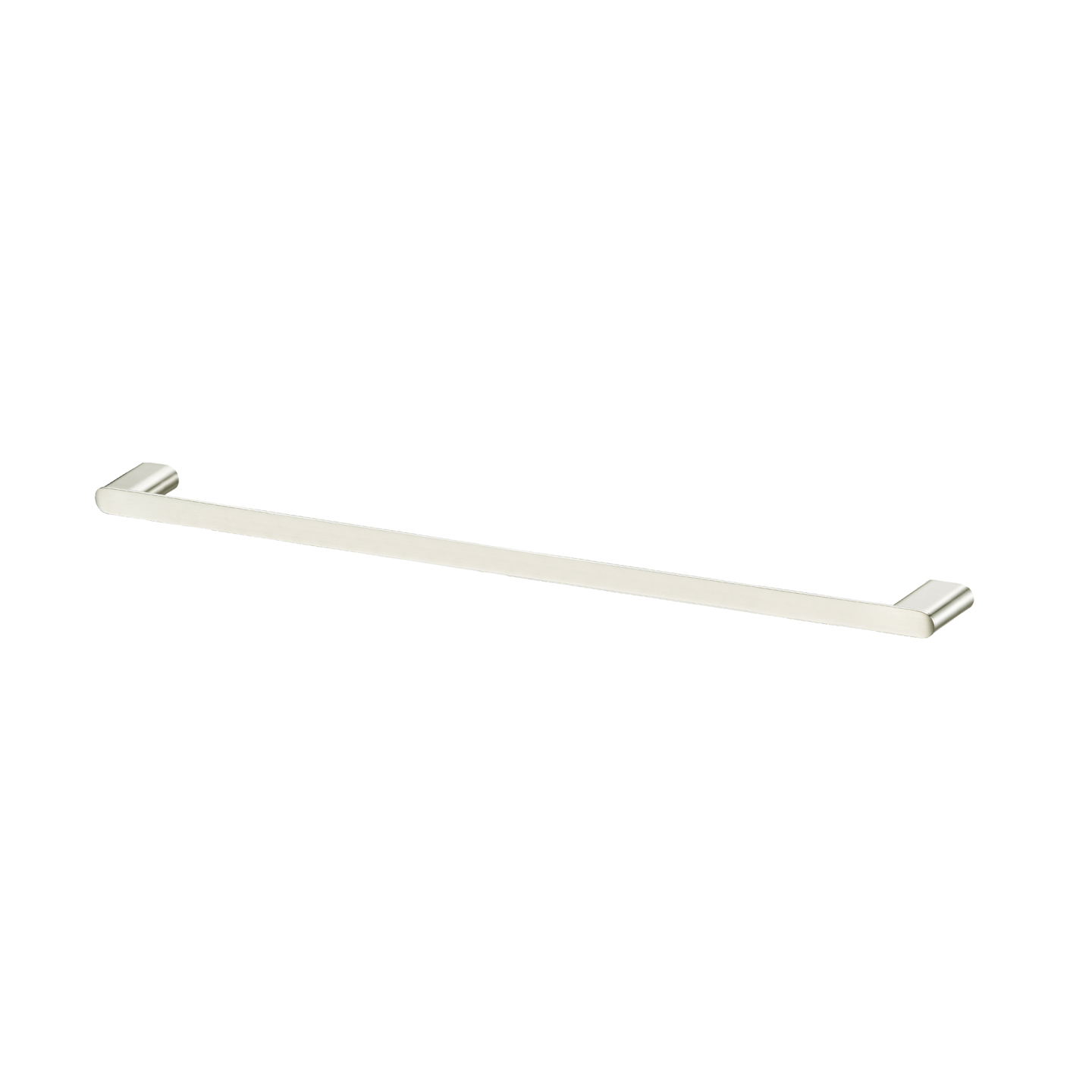 OLIVERI MADRID SINGLE NON HEATED TOWEL RAIL BRUSHED NICKEL (AVAILABLE IN 650MM AND 800MM)
