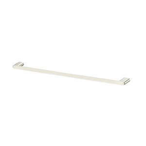 OLIVERI MADRID SINGLE NON HEATED TOWEL RAIL BRUSHED NICKEL (AVAILABLE IN 650MM AND 800MM)