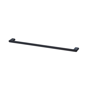 OLIVERI MADRID SINGLE NON HEATED TOWEL RAIL MATTE BLACK (AVAILABLE IN 650MM AND 800MM)