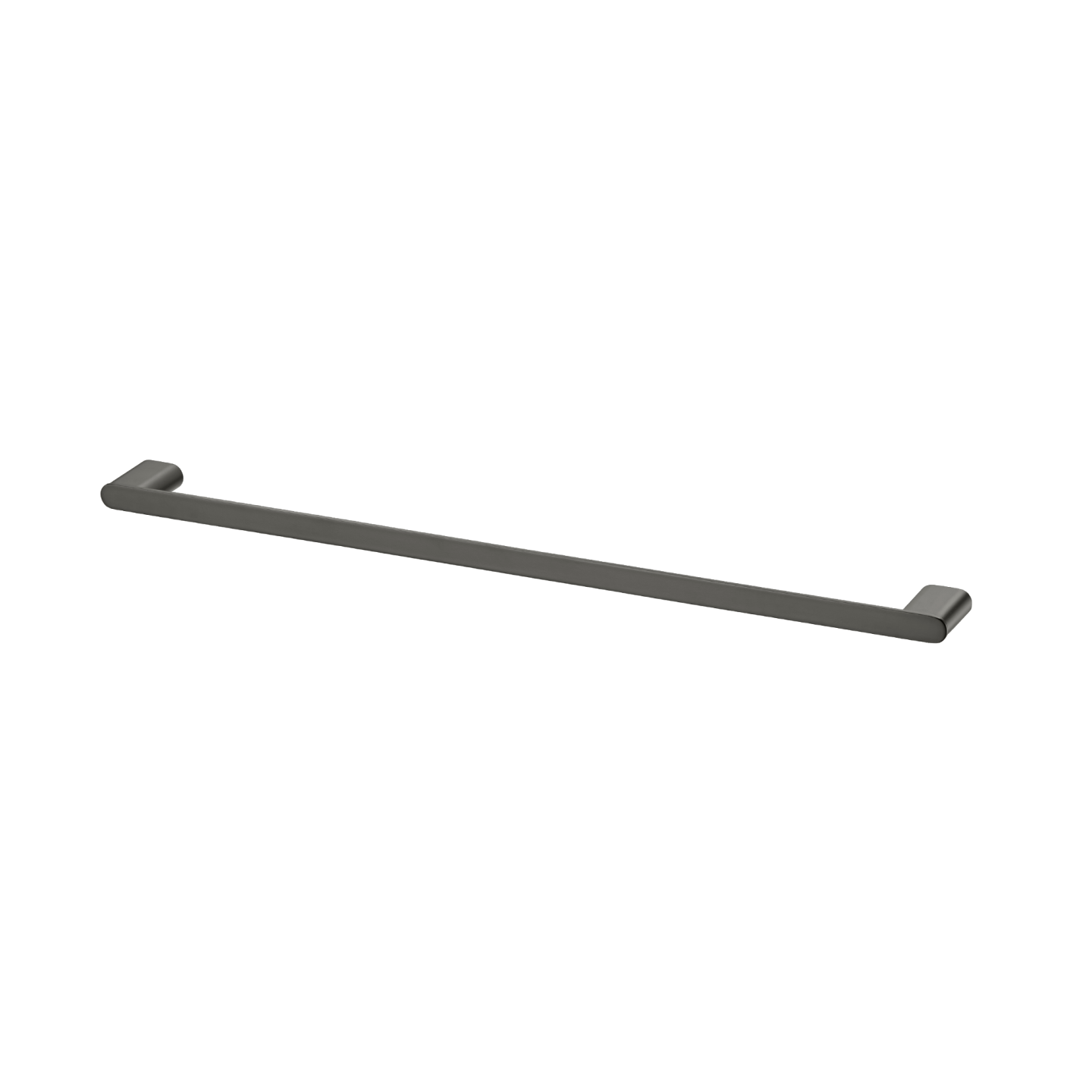 OLIVERI MADRID SINGLE NON HEATED TOWEL RAIL GUN METAL (AVAILABLE IN 650MM AND 800MM)
