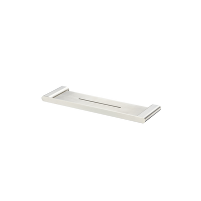 OLIVERI MADRID METAL SHELF 420MM BRUSHED NICKEL