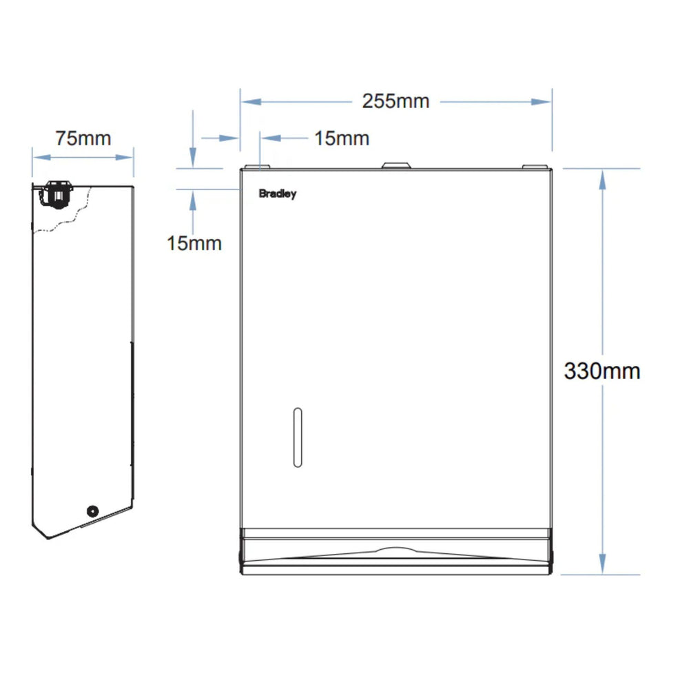 POSEIDON PAPER TOWEL HOLDER 255MM