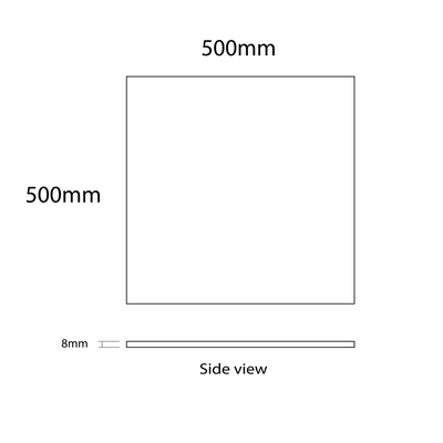 ELITE IMPORTERS STONE 2.0 WHITE MATTE 500X500MM SQUARE TILE (PER BOX)