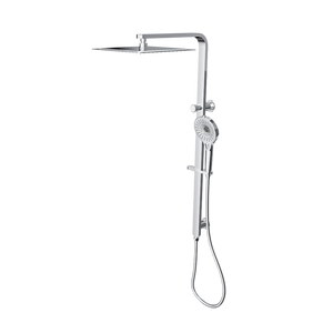 LINSOL MASON SHOWER COMBINATION AND MULTIFUNCTION HANDPIECE WITH 300MM SQUARE HEAD CHROME