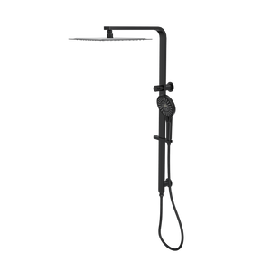 LINSOL MASON SHOWER COMBINATION AND MULTIFUNCTION HANDPIECE WITH 300MM SQUARE HEAD MATTE BLACK