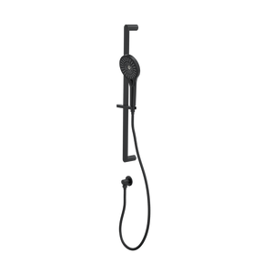 LINSOL MASON SLIDING SHOWER RAIL WITH MULTIFUNCTION HANDPIECE MATTE BLACK