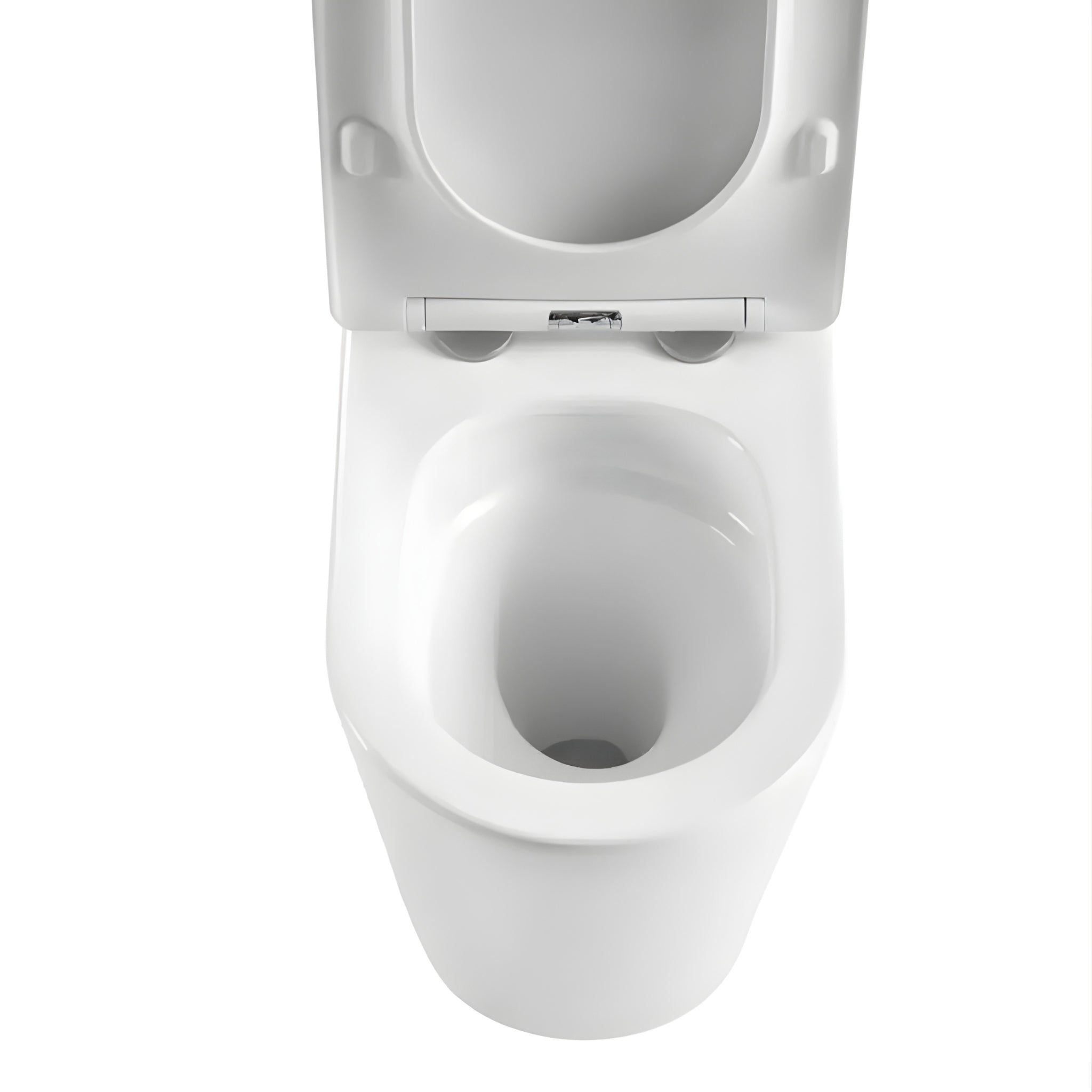 ZUMI ZERO EXTRA HIGH RIMLESS BACK-TO-WALL TOILET SUITE GLOSS WHITE