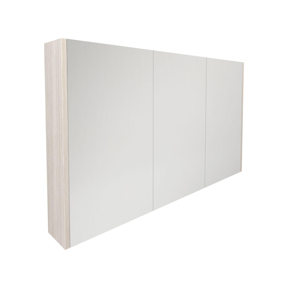 LUKKA CAMDEN COASTAL OAK MIRROR SHAVING CABINET 1200MM