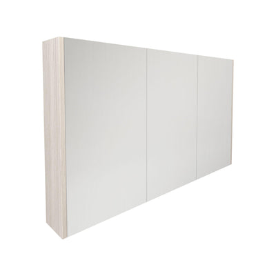 LUKKA CAMDEN COASTAL OAK MIRROR SHAVING CABINET 1200MM