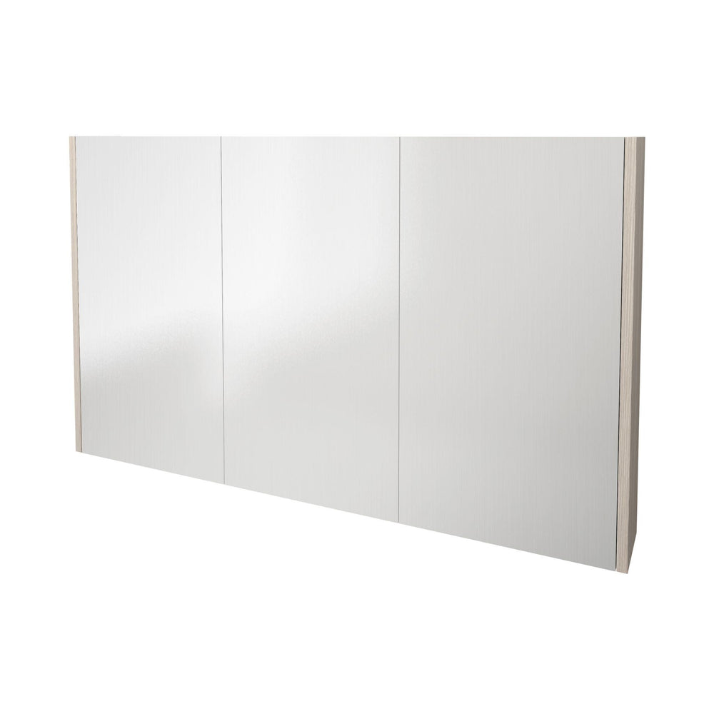 LUKKA CAMDEN COASTAL OAK MIRROR SHAVING CABINET 1200MM