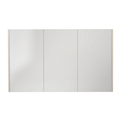 LUKKA CAMDEN COASTAL OAK MIRROR SHAVING CABINET 1200MM
