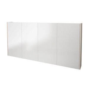 LUKKA CAMDEN COASTAL OAK MIRROR SHAVING CABINET 1500MM