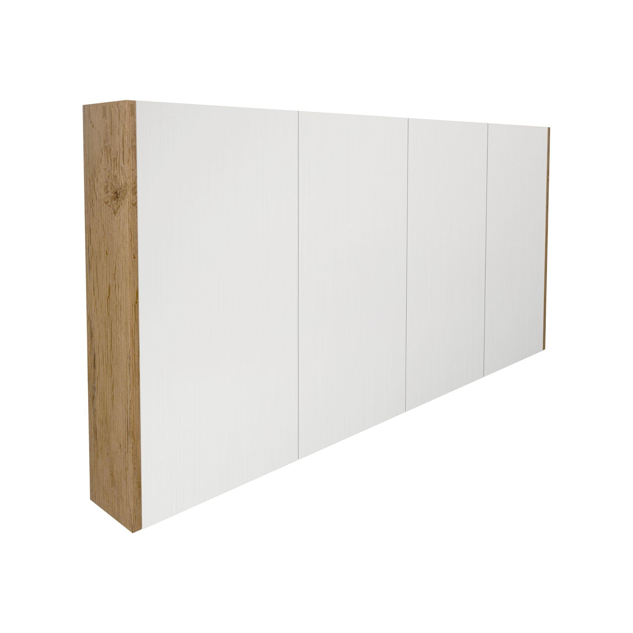 LUKKA CAMDEN PRIME OAK MIRROR SHAVING CABINET 1500MM