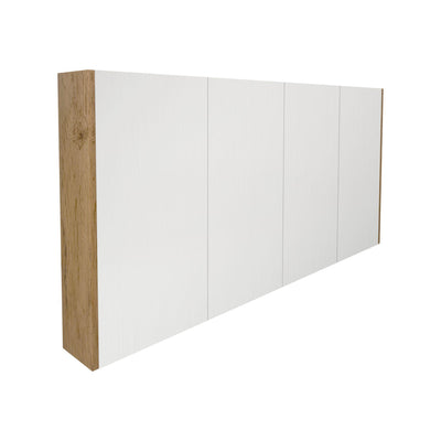 LUKKA CAMDEN PRIME OAK MIRROR SHAVING CABINET 1500MM