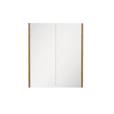 LUKKA CAMDEN PRIME OAK MIRROR SHAVING CABINET 600MM