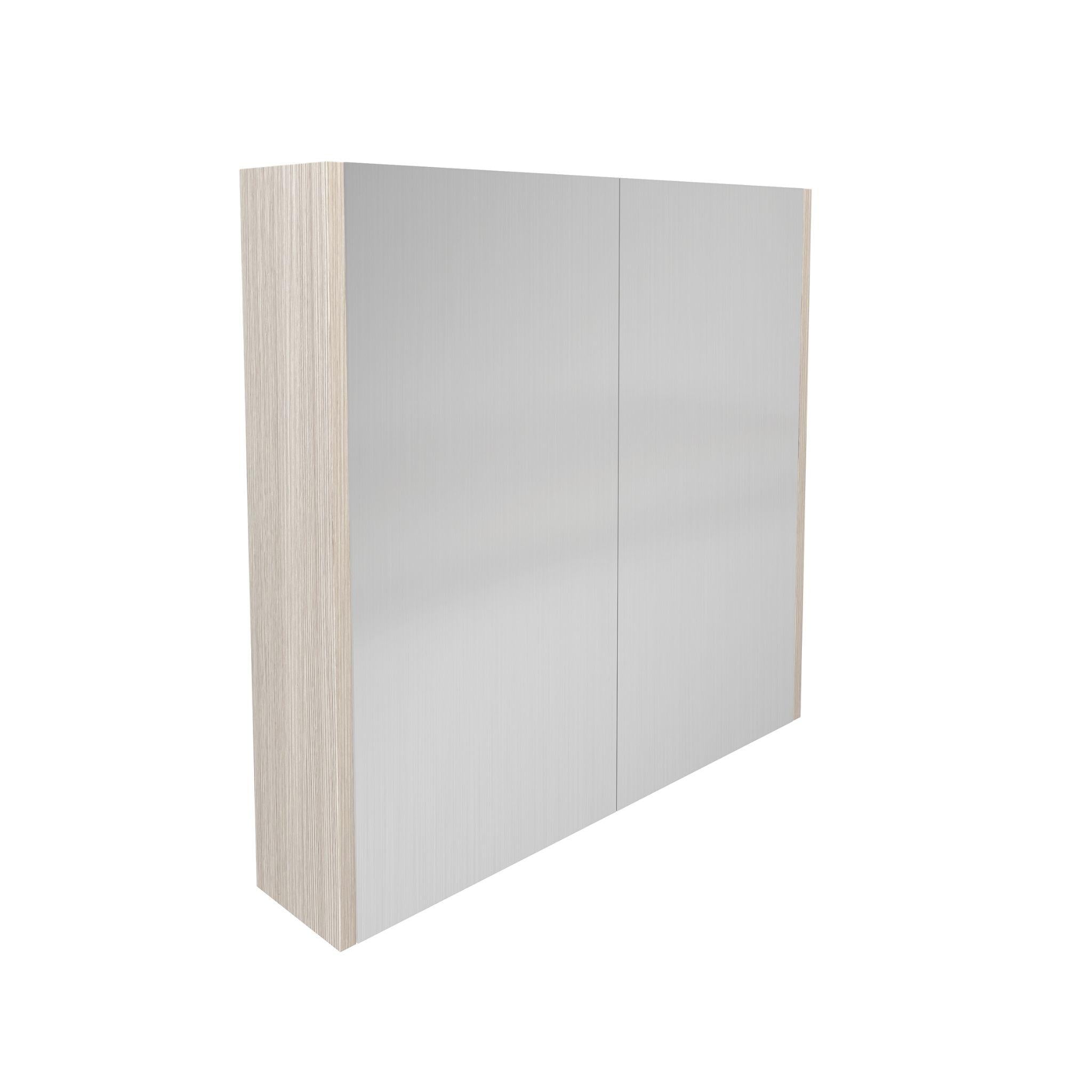 LUKKA CAMDEN COASTAL OAK MIRROR SHAVING CABINET 750MM