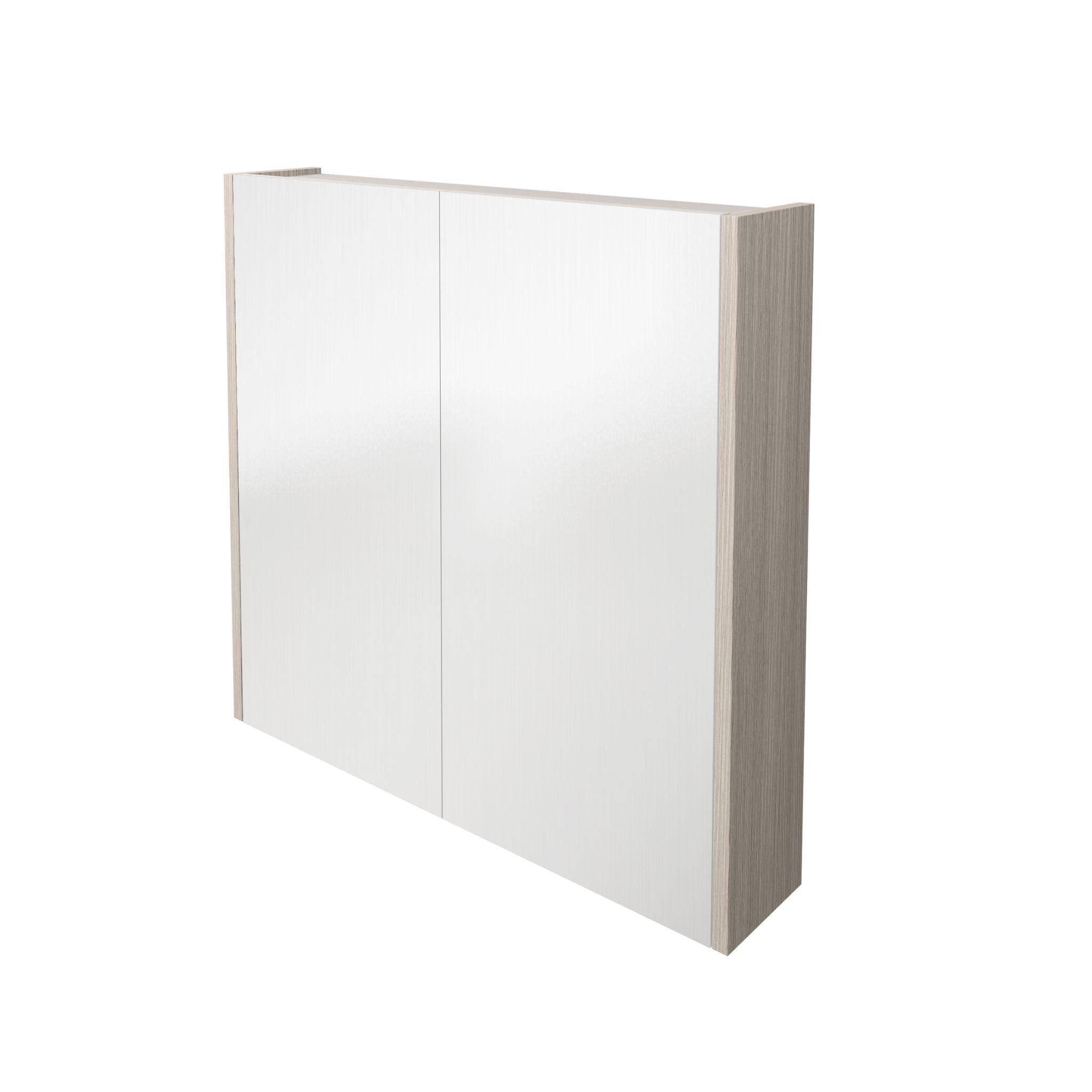 LUKKA CAMDEN COASTAL OAK MIRROR SHAVING CABINET 750MM
