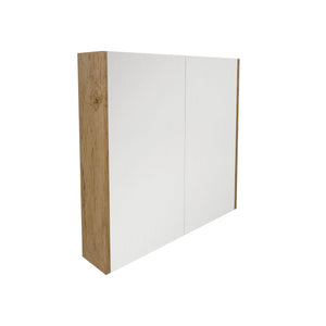 LUKKA CAMDEN PRIME OAK MIRROR SHAVING CABINET 750MM